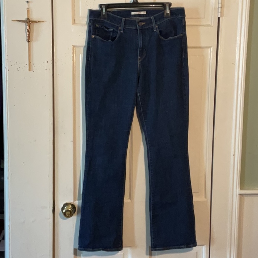 Women’s Levi's Dark Blue Jeans size 10 - Picture 6 of 8
